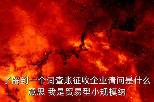 什么是稅收調(diào)查企業(yè)，企業(yè)所得稅稅收調(diào)查