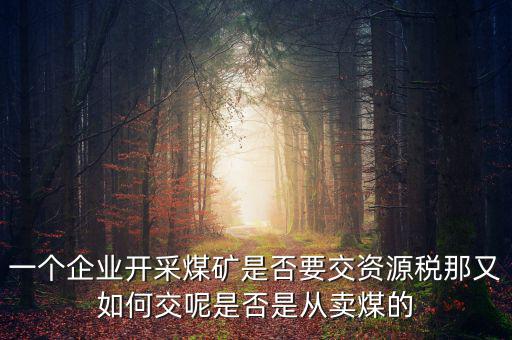 煤在什么環(huán)節(jié)征資源稅，煤礦資源稅稅率