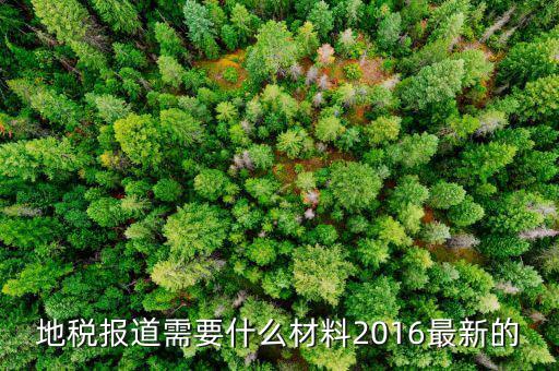 地稅報道需要什么，地稅報稅需要什么資料