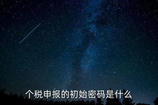 個稅查詢密碼是什么意思，個人所得稅明細申報向稅務機關(guān)提交的使用哪個密碼 是幾位