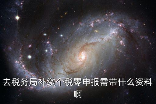 補(bǔ)繳個(gè)稅需要什么資料，去稅務(wù)局補(bǔ)繳個(gè)稅零申報(bào)需帶什么資料啊