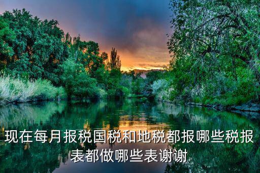 國稅需要報什么稅，國稅局是報什么稅