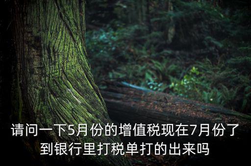 提交了增值稅要什么時(shí)候拿稅單，交稅后什么時(shí)候才能拿到稅單