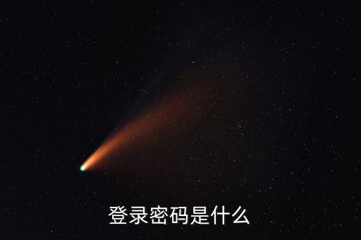 稅收調(diào)查的登錄密碼是什么，登錄密碼是什么
