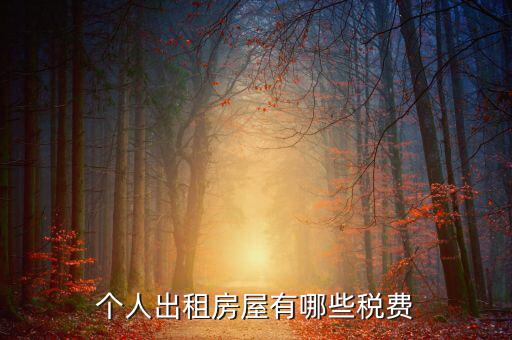 出租自建房屋交什么稅，自建廠房出租須交納什么稅
