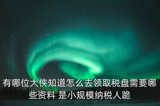 稅盤開(kāi)通要什么資料，去稅務(wù)局辦理稅控盤需要什么資料流程怎么走呢