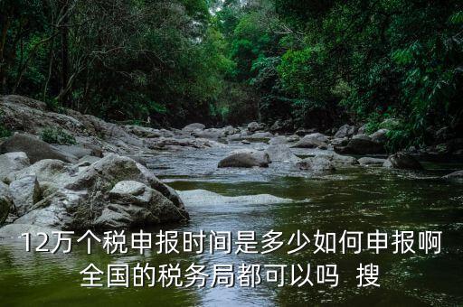 12萬申報12萬指什么時候，個稅12萬申報時間