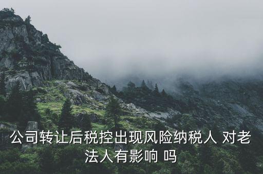 風(fēng)險(xiǎn)納稅人 有什么后果，公司轉(zhuǎn)讓后稅控出現(xiàn)風(fēng)險(xiǎn)納稅人 對老法人有影響 嗎