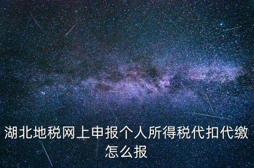 湖北地稅如何網(wǎng)上申報(bào)，湖北省地稅新的報(bào)稅系統(tǒng)里核定的公司稅種在申報(bào)表里面沒(méi)有看