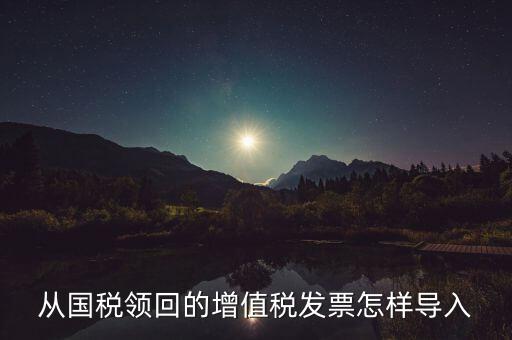 發(fā)票如何導入，從國稅領回的增值稅發(fā)票怎樣導入