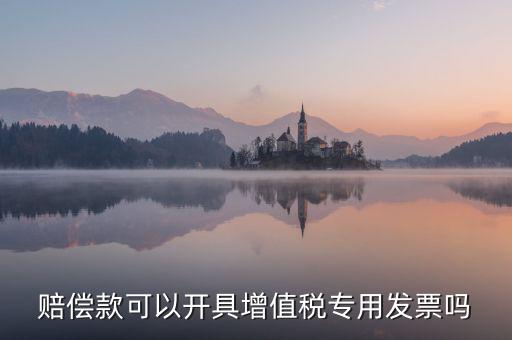 收客戶賠償金如何開票，賠償款可以開具增值稅專用發(fā)票嗎