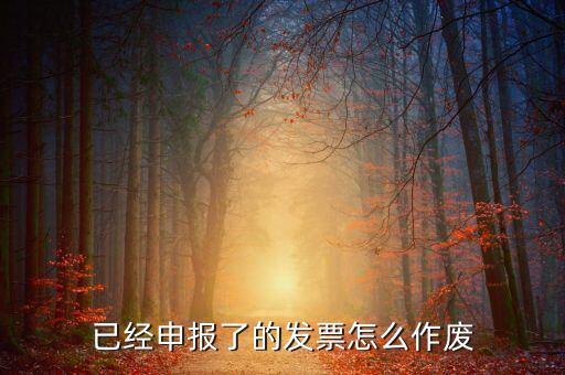 已抄稅發(fā)票如何作廢，已報(bào)送的普通增值稅發(fā)票怎么作廢
