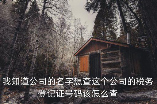 如何查詢稅務(wù)登記證號碼，稅務(wù)登記號查詢
