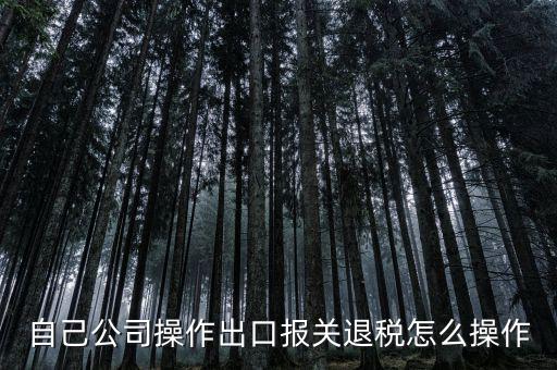 如何根據(jù)報關單退稅，報關到退稅的流程是怎樣的