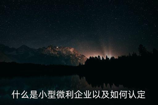 如何申請小微企業(yè)認(rèn)證，怎么申請辦理小微企業(yè)