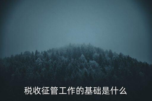 國稅如何夯實(shí)征管基礎(chǔ)，稅收征管工作的基礎(chǔ)是什么
