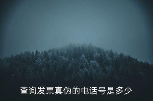 電話如何查詢發(fā)票真?zhèn)尾樵?，查詢發(fā)票真?zhèn)蔚碾娫捥柺嵌嗌?/></a></span><span id=