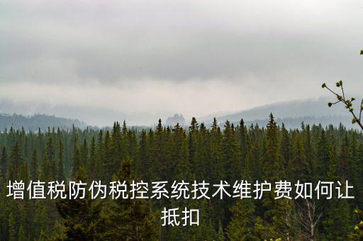 稅控維護(hù)費(fèi)如何抵稅，稅控維護(hù)費(fèi)抵扣問(wèn)題