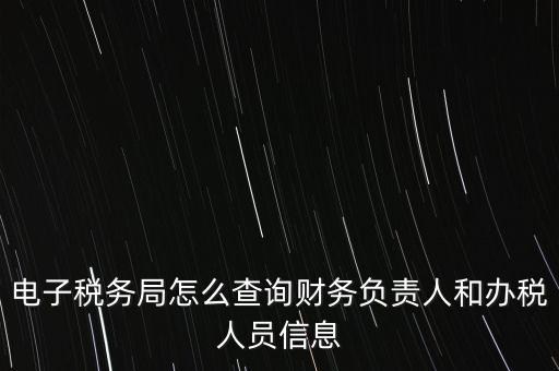 如何查詢單位國(guó)稅辦稅員，如何查詢本人是哪幾家公司的辦稅人員