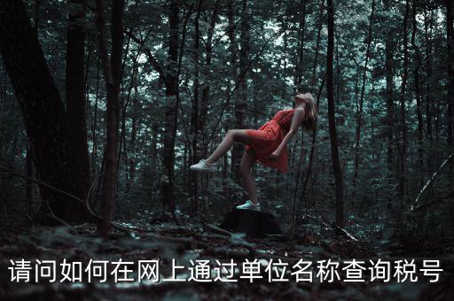 如何通過公司名稱查稅號，知道公司名字怎么查稅號嗎