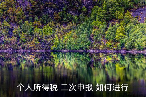 如何進行第二期納稅申報，二次申報納稅怎么處理