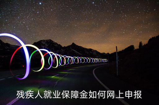 殘疾人就業(yè)保障如何申報表，殘疾人就業(yè)保障金如何網(wǎng)上申報