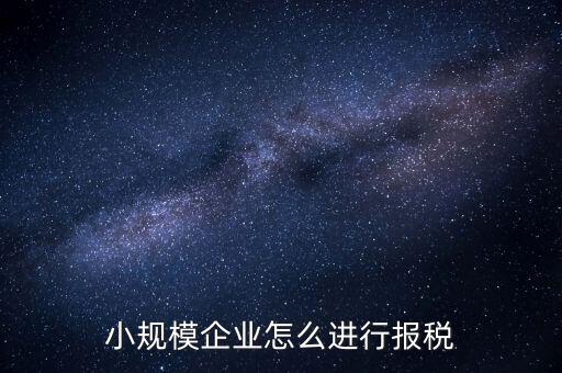 小規(guī)模納稅人季報如何報稅，小規(guī)模納稅人每月怎么報稅報哪些稅
