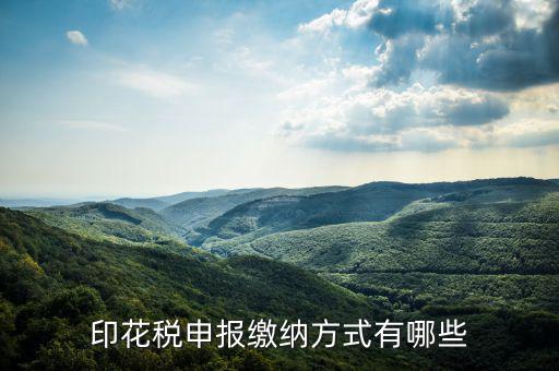 印花稅如何申報繳納，印花稅申報流程
