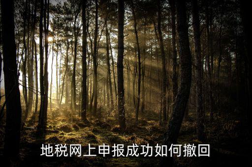 地稅網(wǎng)上已預(yù)約如何取消預(yù)約，地稅網(wǎng)上申報成功如何撤回