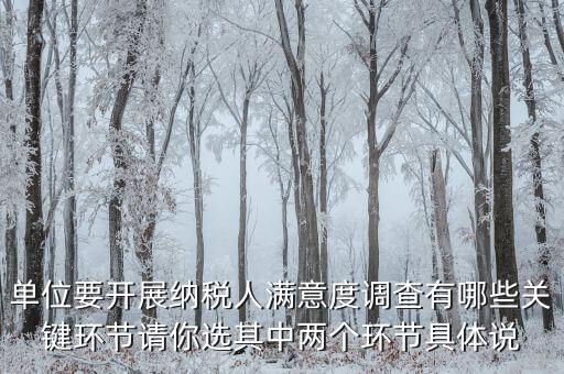 如何開(kāi)展走訪提升納稅人滿意度，怎么提高納稅人滿意度
