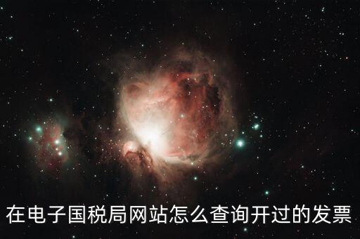 在電子國(guó)稅局網(wǎng)站怎么查詢(xún)開(kāi)過(guò)的發(fā)票