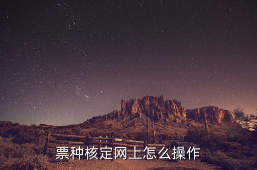深圳如何票種核定，票種核定網(wǎng)上怎么操作