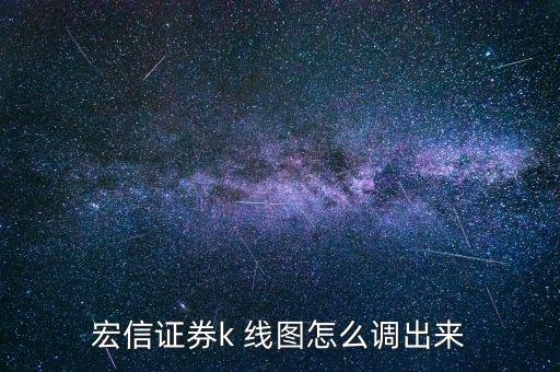 宏信證券k 線(xiàn)圖怎么調(diào)出來(lái)