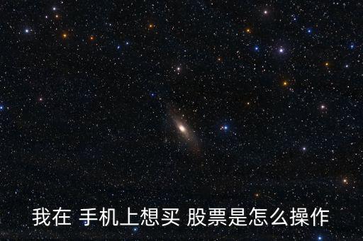 我在 手機(jī)上想買(mǎi) 股票是怎么操作