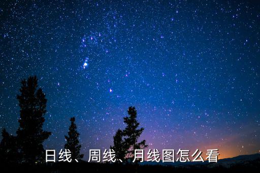  日線、周線、月線圖怎么看