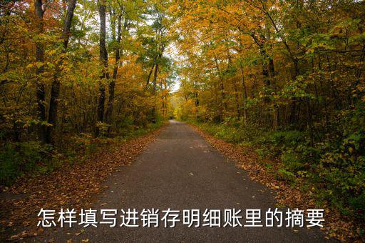 購入存貨摘要是什么，如果是進(jìn)貨那么存貨分類帳上的摘要寫什么