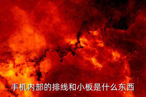 兩小板指的是什么，手機(jī)內(nèi)部的排線和小板是什么東西