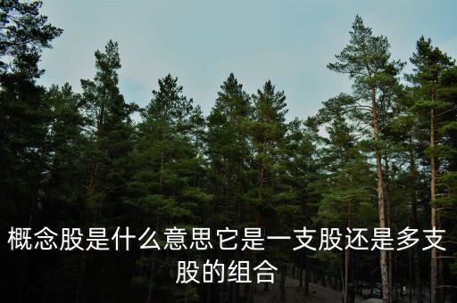 阿里巴巴概念股什么意思，概念股是什么意思它是一支股還是多支股的組合