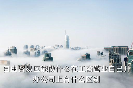 自貿(mào)區(qū)有什么生意做，自貿(mào)區(qū)可以做做小生意嗎