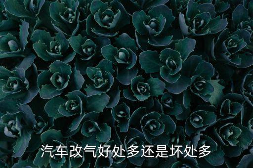 汽車(chē)改氣好處多還是壞處多