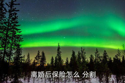 保險(xiǎn)離婚時(shí)怎么分割,離婚投?？煞指畋ｋU(xiǎn)現(xiàn)金價(jià)值