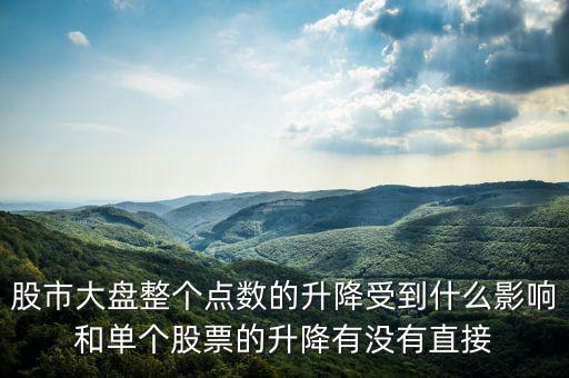 大盤(pán)變動(dòng)與什么有關(guān)，股市大盤(pán)整個(gè)點(diǎn)數(shù)的升降受到什么影響和單個(gè)股票的升降有沒(méi)有直接