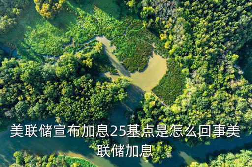 美聯(lián)儲為什么宣布加息，美聯(lián)儲宣布加息25基點是怎么回事美聯(lián)儲加息