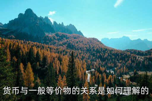 貨幣關(guān)系是什么意思，貨幣反映著一定的生產(chǎn)關(guān)系怎么解釋