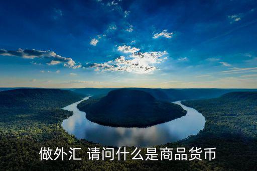 什么是商品貨幣，什么叫做商品貨幣