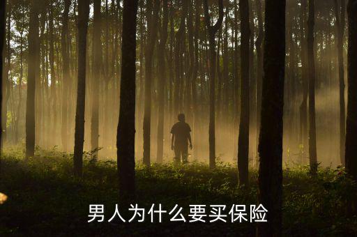 男人為什么買保險(xiǎn)，男人買保險(xiǎn)的理由