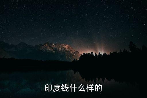 印度盧比什么樣，請問我這盧比怎么樣