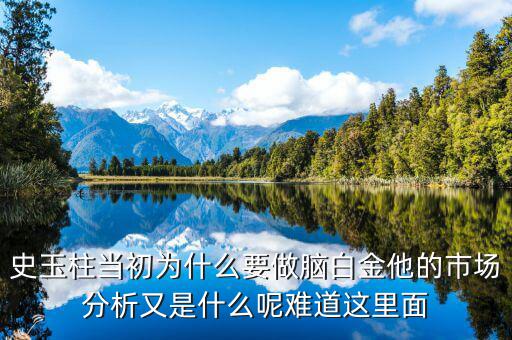 史玉柱為什么選擇腦白金，史玉柱為什么選擇在江陰開始腦白金而不是熟悉的珠海