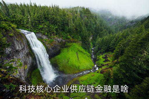 什么是科技與金融對接，科技核心企業(yè)供應(yīng)鏈金融是啥