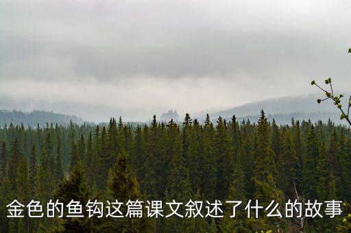 金這篇課文是一篇什么文，金子這篇課文使我們懂得了什么道理